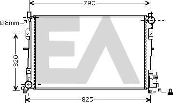 EACLIMA 31R12025 - Radiators, Motora dzesēšanas sistēma www.avaruosad.ee