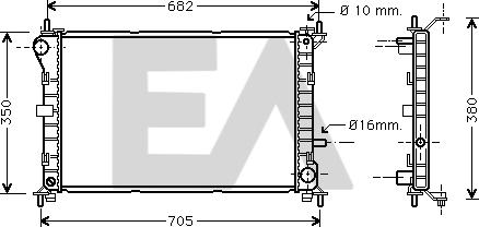 EACLIMA 31R22074 - Radiators, Motora dzesēšanas sistēma www.avaruosad.ee