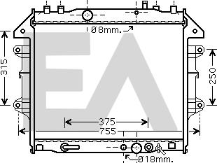 EACLIMA 31R71245 - Radiators, Motora dzesēšanas sistēma www.avaruosad.ee