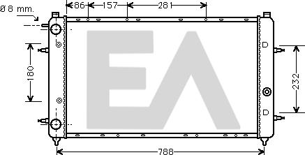 EACLIMA 31R77082 - Radiators, Motora dzesēšanas sistēma www.avaruosad.ee