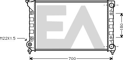 EACLIMA 31R77030 - Radiators, Motora dzesēšanas sistēma www.avaruosad.ee