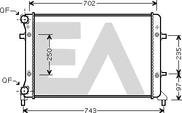 EACLIMA 31R77107 - Radiators, Motora dzesēšanas sistēma www.avaruosad.ee