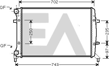 EACLIMA 31R77116 - Radiators, Motora dzesēšanas sistēma www.avaruosad.ee