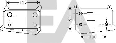 EACLIMA 37G50010 - Õliradiaator,mootoriõli www.avaruosad.ee