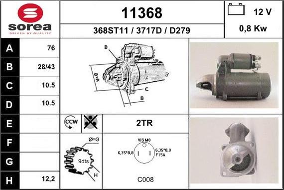 EAI 11368 - Starter www.avaruosad.ee