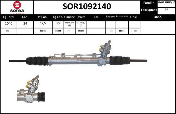 EAI SOR1092140 - Steering Gear www.avaruosad.ee