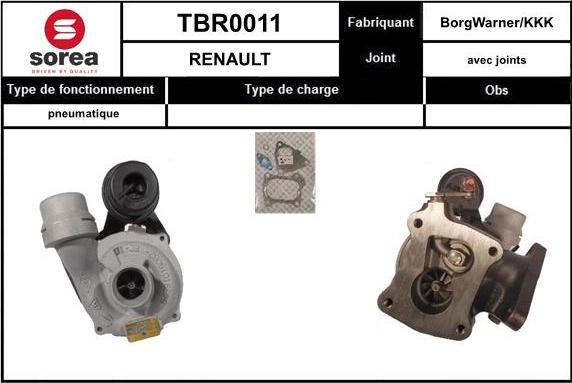 EAI TBR0011 - Kompresors, Turbopūte www.avaruosad.ee
