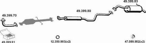 Eberspächer 492007 - Exhaust System www.avaruosad.ee