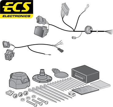 ECS AU06807MU - Electric Kit, towbar www.avaruosad.ee