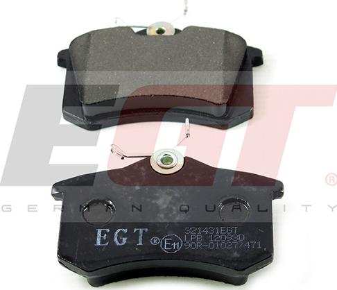 EGT 321431EGT - Brake Pad Set, disc brake www.avaruosad.ee