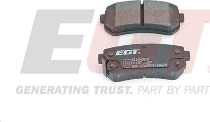 EGT 321045EGT - Brake Pad Set, disc brake www.avaruosad.ee