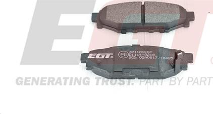 EGT 321181EGT - Brake Pad Set, disc brake www.avaruosad.ee