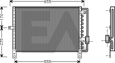 EACLIMA 30C12002 - Condenser, air conditioning www.avaruosad.ee