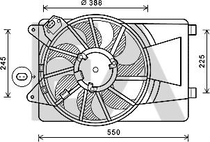 EACLIMA 33V03013 - Fan, radiator www.avaruosad.ee