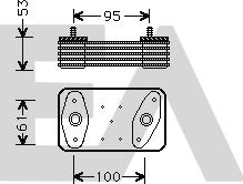 EACLIMA 37G45002 - Oil Cooler, engine oil www.avaruosad.ee