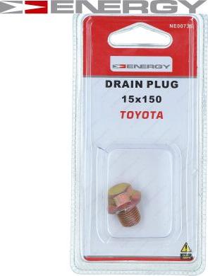 ENERGY NE00735 - Sealing Plug, oil sump www.avaruosad.ee