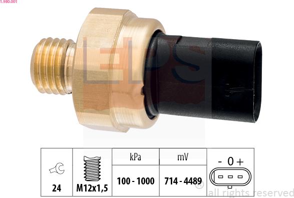 EPS 1.980.001 - Sender Unit, oil pressure www.avaruosad.ee
