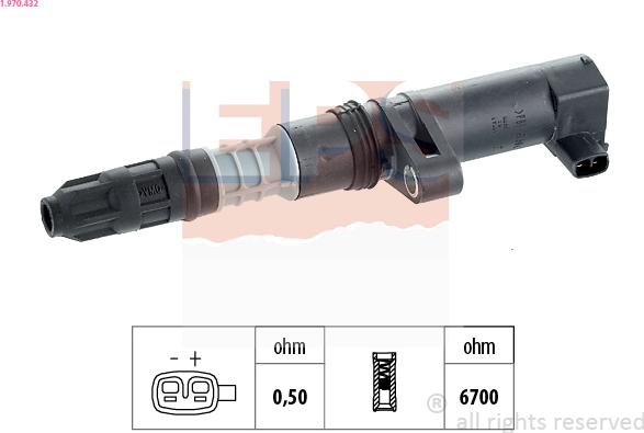 EPS 1.970.432 - Ignition Coil www.avaruosad.ee