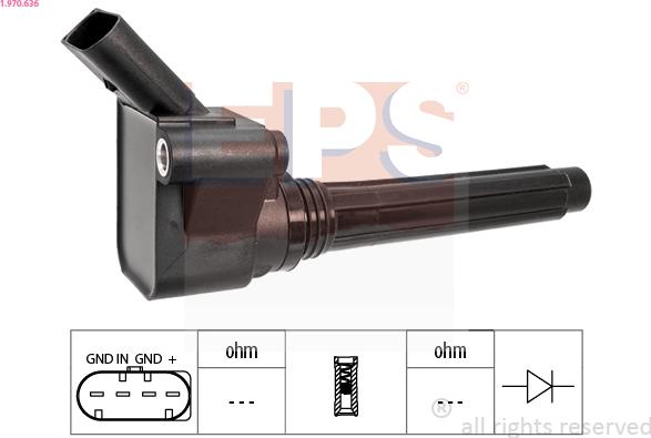 EPS 1.970.636 - Ignition Coil www.avaruosad.ee