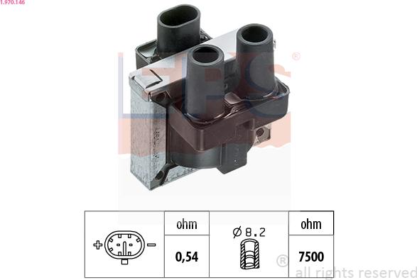 EPS 1.970.146 - Ignition Coil www.avaruosad.ee