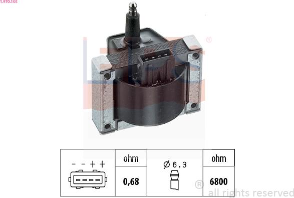 EPS 1.970.155 - Ignition Coil www.avaruosad.ee
