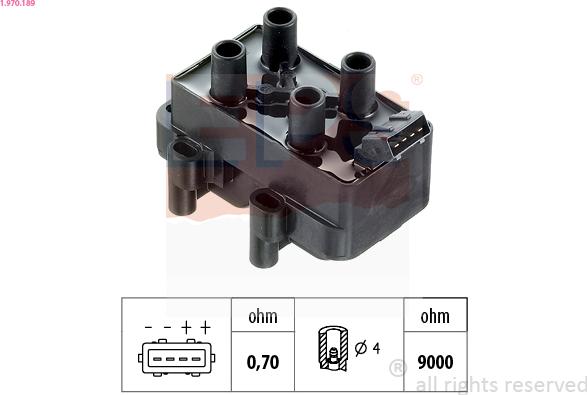 EPS 1.970.189 - Ignition Coil www.avaruosad.ee