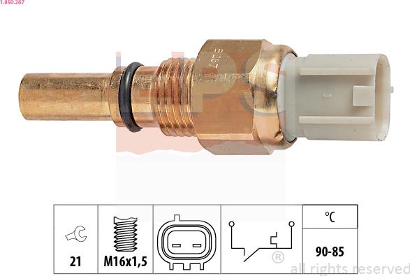 EPS 1.850.267 - Temperatūras slēdzis, radiatora / gaisa kondicioniera ventilators www.avaruosad.ee