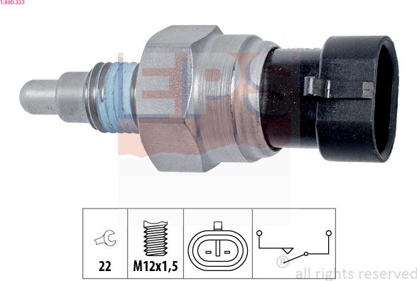 EPS 1.860.323 - Switch, reverse light www.avaruosad.ee