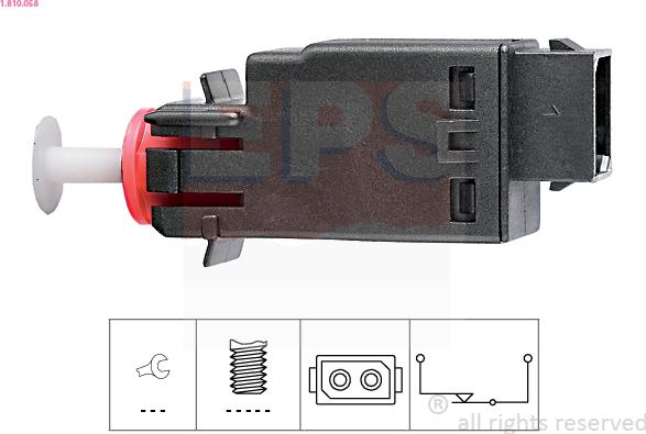 EPS 1.810.058 - Brake Light Switch www.avaruosad.ee