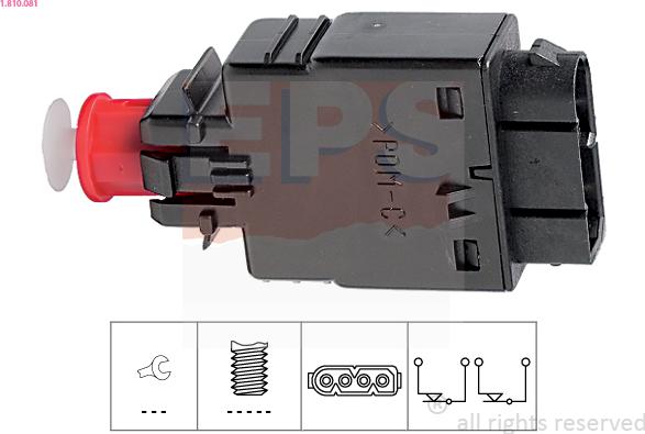 EPS 1.810.081 - Brake Light Switch www.avaruosad.ee