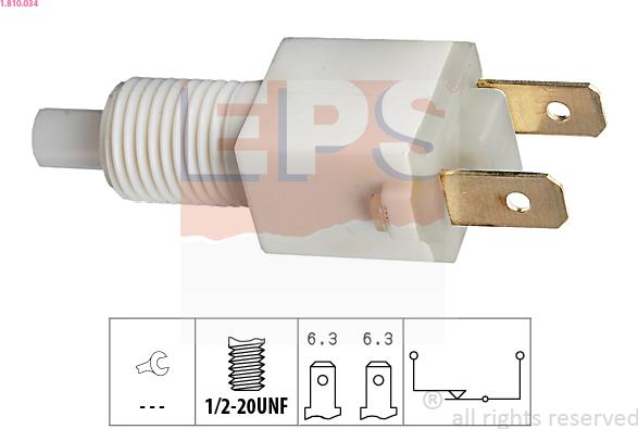EPS 1.810.034 - Brake Light Switch www.avaruosad.ee