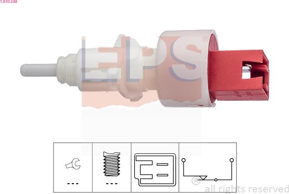EPS 1.810.248 - Выключатель, привод сцепления (Tempomat) www.avaruosad.ee