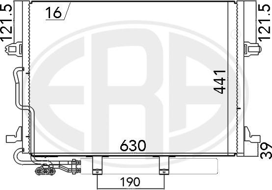 ERA 667033 - Condensador, aire acondicionado www.avaruosad.ee