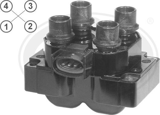 ERA 880048A - Bobina de encendido www.avaruosad.ee