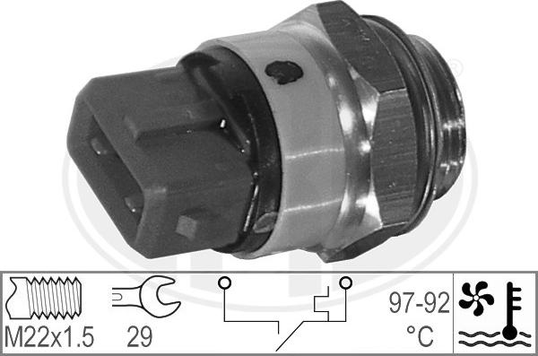 ERA 330188 - Temperature Switch, radiator / air conditioner fan www.avaruosad.ee