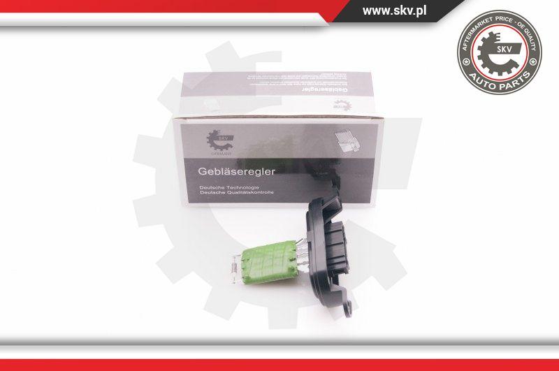 Esen SKV 94SKV027 - Resistor, interior blower www.avaruosad.ee