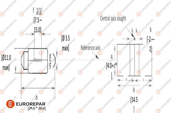 EUROREPAR 1616430780 - Bulb, licence plate light www.avaruosad.ee