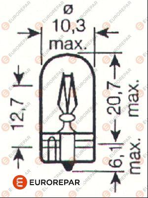 EUROREPAR 1616431580 - Bulb, indicator www.avaruosad.ee