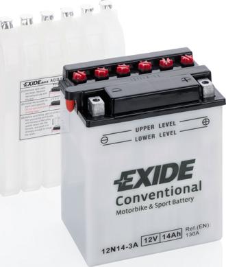 Exide 12N14-3A - Стартерная аккумуляторная батарея, АКБ www.avaruosad.ee