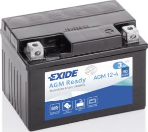 Exide AGM12-4 - Startera akumulatoru baterija www.avaruosad.ee