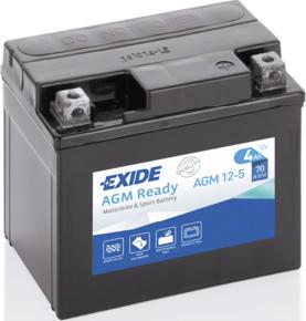Exide AGM12-5 - Startera akumulatoru baterija www.avaruosad.ee