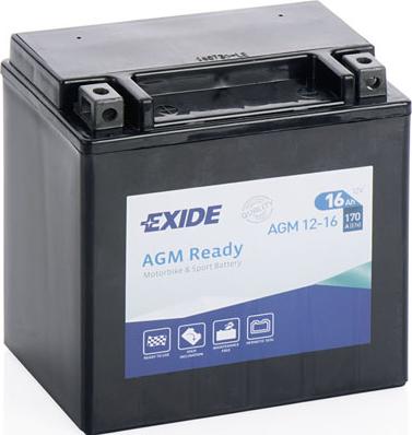 Exide AGM12-16 - Стартерная аккумуляторная батарея, АКБ www.avaruosad.ee