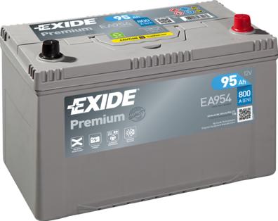 Exide EA954 - Стартерная аккумуляторная батарея, АКБ www.avaruosad.ee