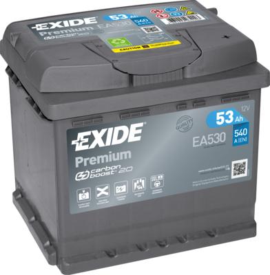 Exide EA530 - Стартерная аккумуляторная батарея, АКБ www.avaruosad.ee