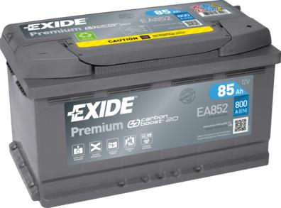 Exide EA852 - Стартерная аккумуляторная батарея, АКБ www.avaruosad.ee