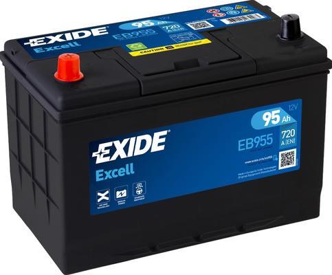 Exide EB955 - Стартерная аккумуляторная батарея, АКБ www.avaruosad.ee