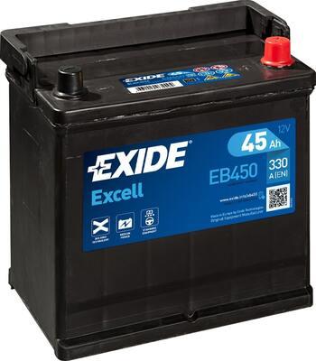 Exide EB450 - Стартерная аккумуляторная батарея, АКБ www.avaruosad.ee