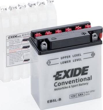Exide EB5L-B - Startera akumulatoru baterija www.avaruosad.ee