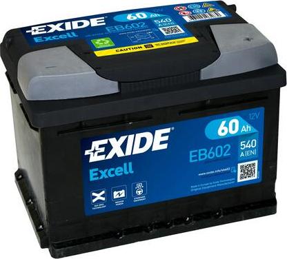 Exide EB602 - Starter Battery www.avaruosad.ee