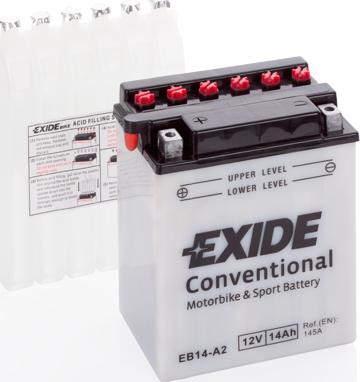 Exide EB14-A2 - Startera akumulatoru baterija www.avaruosad.ee
